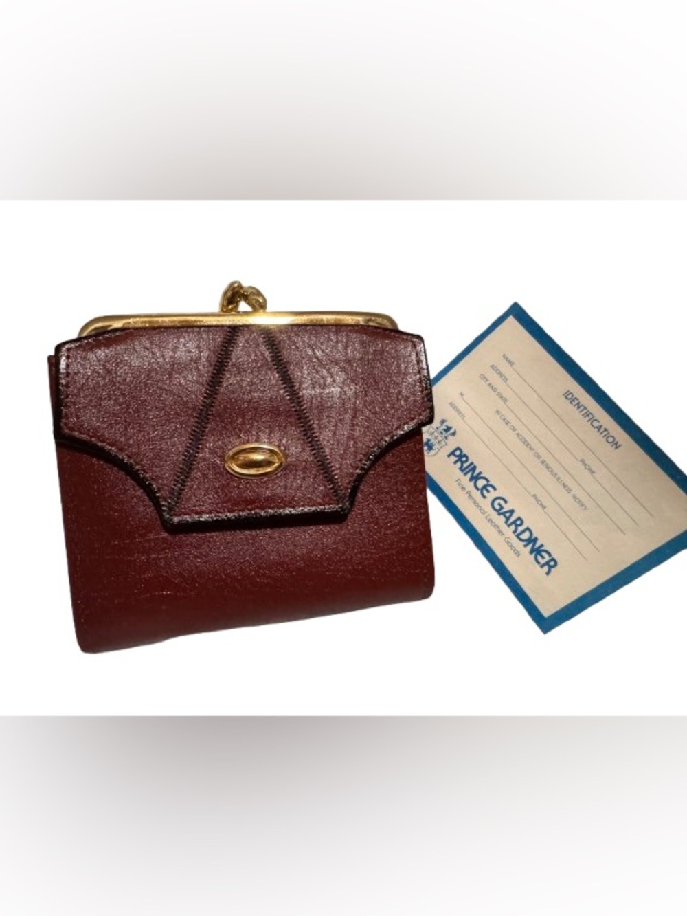 Princess Gardner Vintage French Purse (Burgundy) - NWT